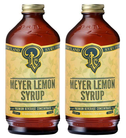 Meyer Lemon Syrup two-pack by Portland Syrups