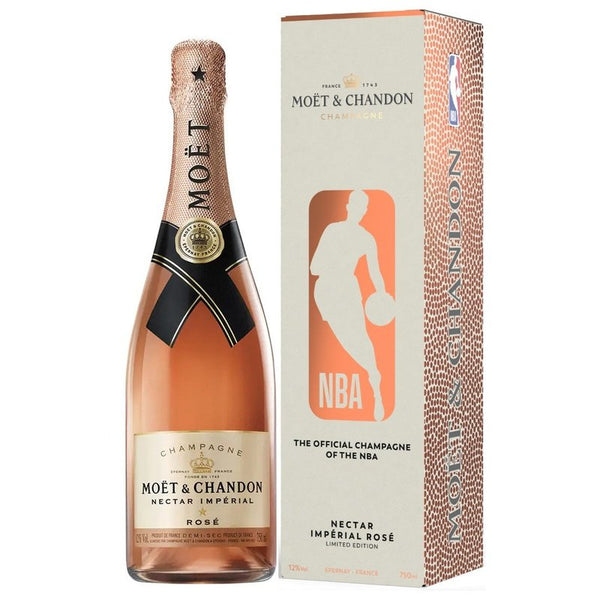 Moet & Chandon Nectar Imperial Rose Champagne NBA Gift Box – Buy