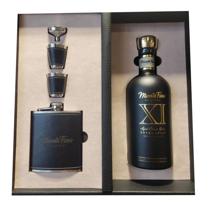 Monte Fino XI Year Aged Extra Anejo Tequila Gift Set