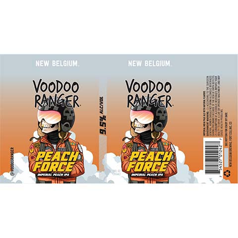 New Belgium Voodoo Ranger Peach Force Imperial Peach IPA