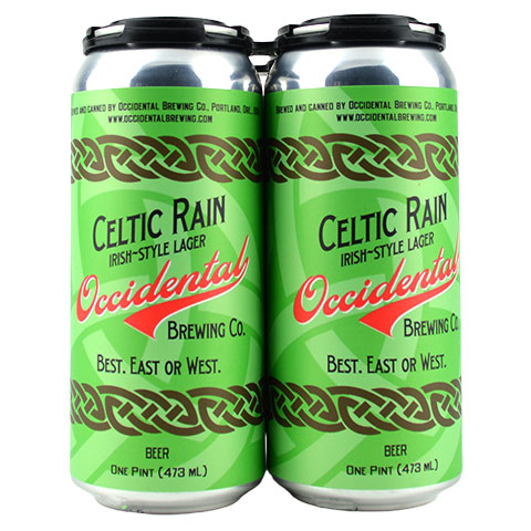 Occidental Celtic Rain Irish-Style Lager 4PK