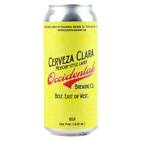 Occidental Cerveza Clara Lager