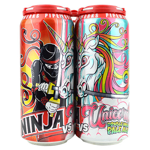 Pipeworks Ninja vs Unicorn DIPA 4PK