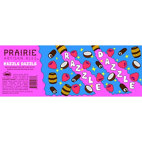 Prairie Razzle Dazzle Imperial Stout – CraftShack - Buy craft beer online.