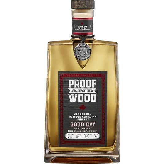 Proof and Wood 'Good Day' 21 Year Old Blended Canadian Whiskey