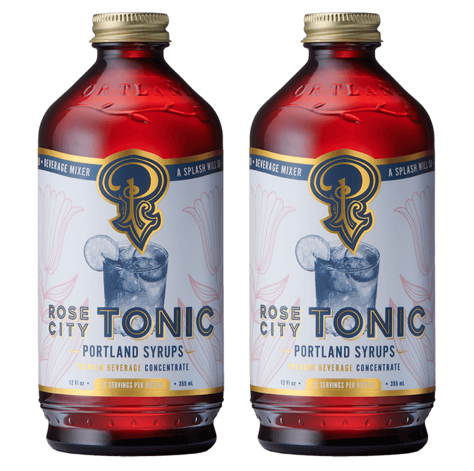 Rose City Tonic Concentrate with Quinine two-pack by Portland Syrups