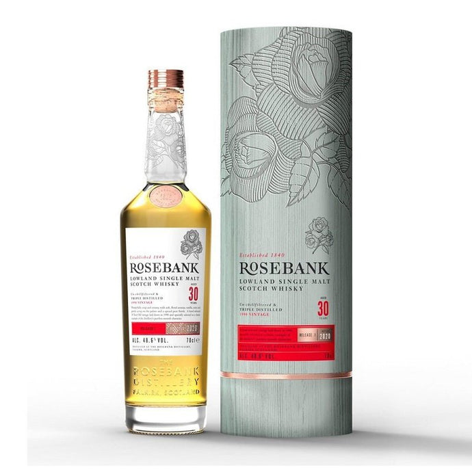Rosebank 30 Year Old Lowland Single Malt Scotch Whisky