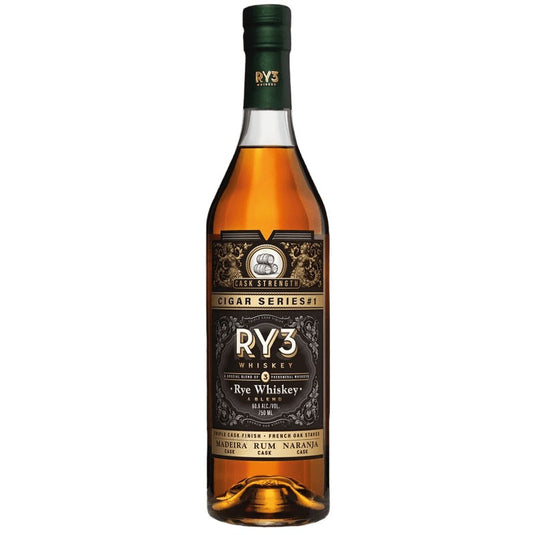 Ry3 Whiskey Cigar Series Cask Strength Rye Whiskey