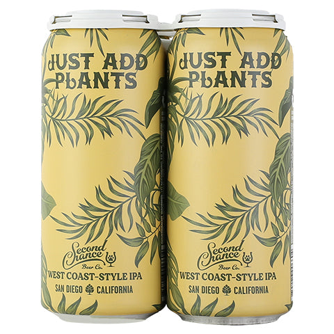 Second Chance Just Add Plants IPA