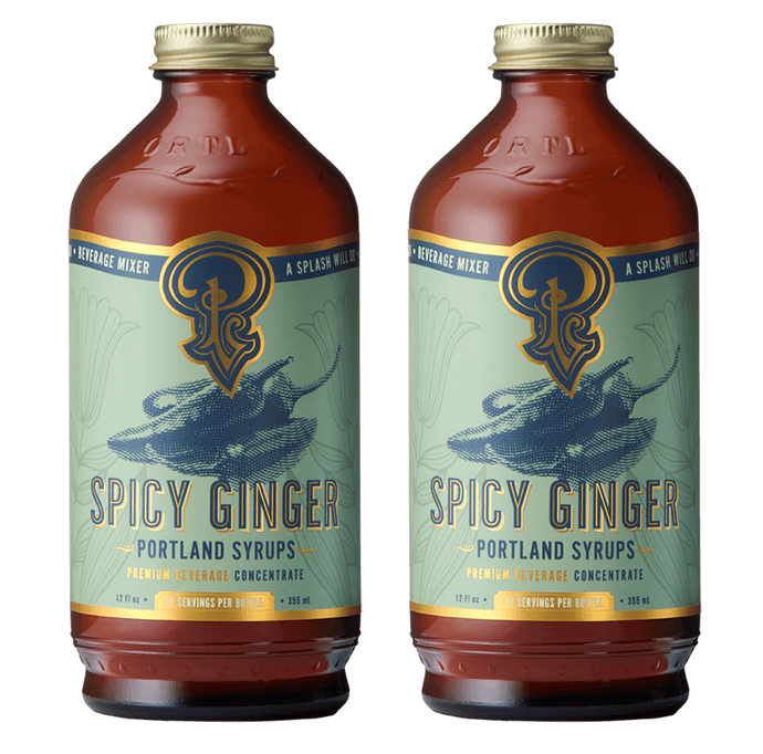 Spicy Ginger Syrup two-pack by Portland Syrups