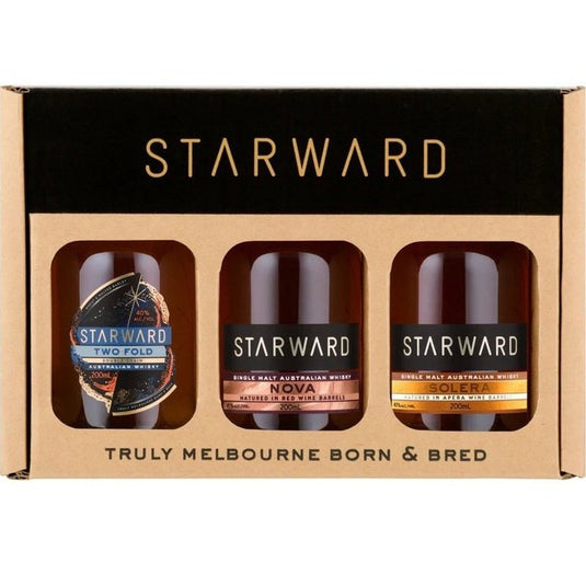 Starward Two-Fold/Nova/Solera Australian Whisky 3-Pack