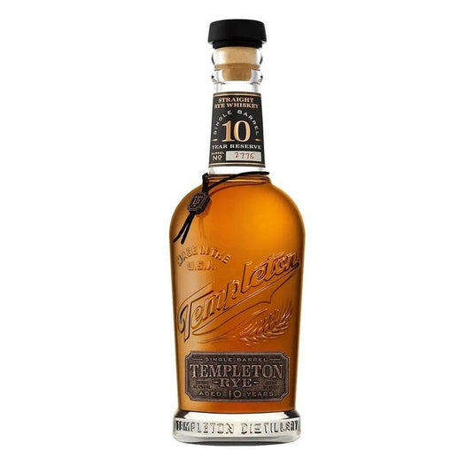 Templeton 10 Year Old Single Barrel Reserve Straight Rye Whiskey