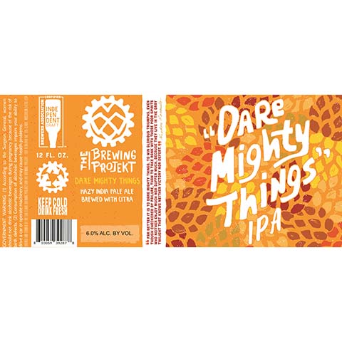 The Brewing Projekt Dare Mighty Things IPA (Citra)