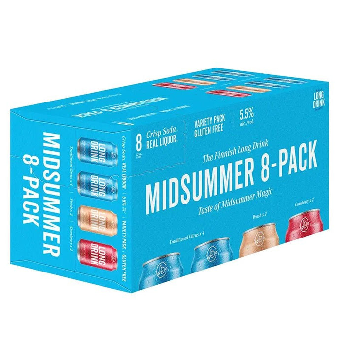The Long Drink 'Midsummer' Flavored Gin Variety 8-Pack