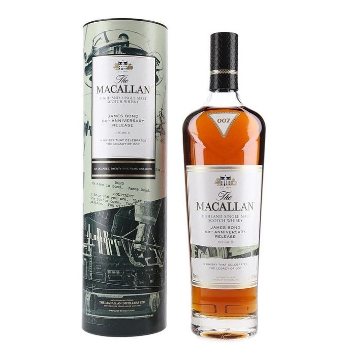 The Macallan James Bond 60 Highland Single Malt Scotch Whisky Decade II