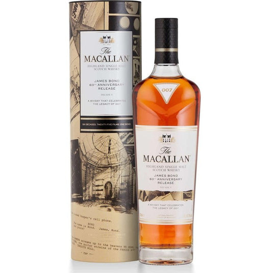 The Macallan James Bond 60 Highland Single Malt Scotch Whisky Decade V