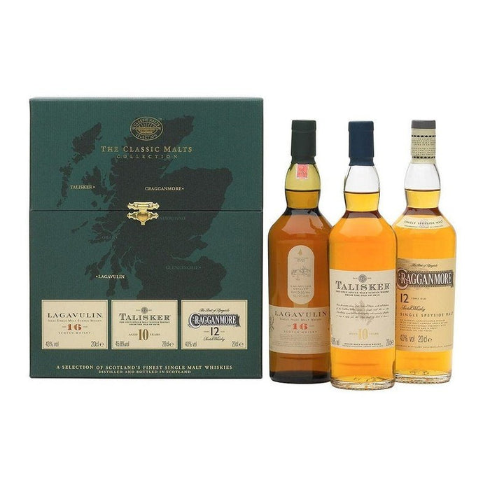 The Classic Malts Collection Lagavulin-Talisker-Cragganmore Gift Set