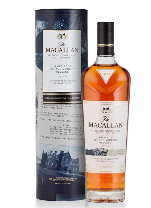 The Macallan James Bond 60 Highland Single Malt Scotch Whisky Decade VI