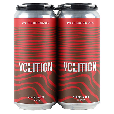 Threes Volition Black Lager 4PK