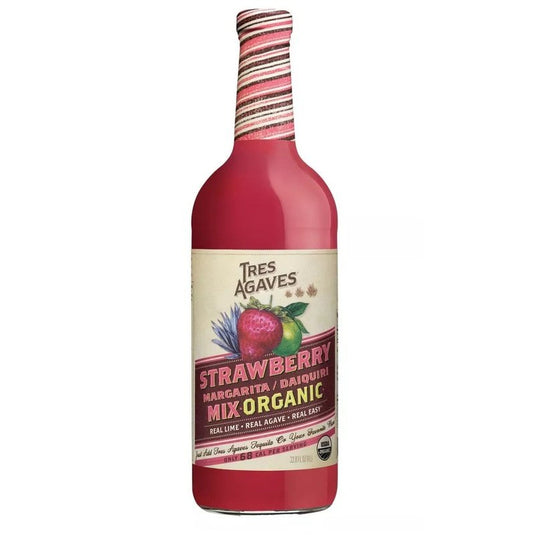 Tres Agaves Organic Strawberry Margarita-Daiquiri Mix