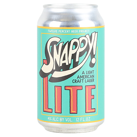 Twelve Percent Snappy Lite Lager