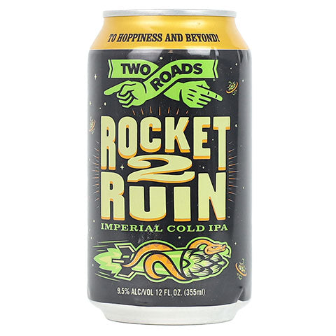 Two Roads Rocket 2 Ruin Imperial Cold IPA