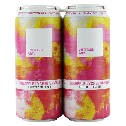 Untitled Art Pineapple Lychee Vanilla Fruited Seltzer 4PK