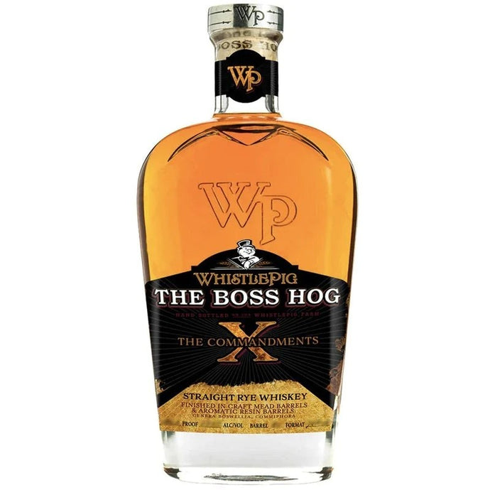 WhistlePig The Boss Hog X: 'The Commandments' Straight Rye Whiskey