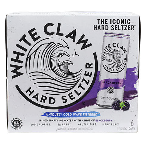 White Claw Hard Seltzer Blackberry 6PK