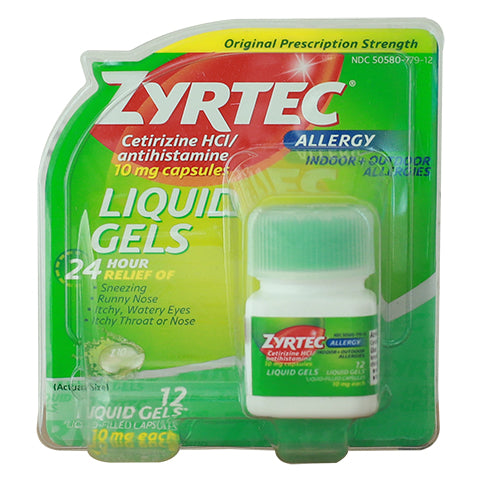 ZYRTEC® Allergy Relief Liquid Gels