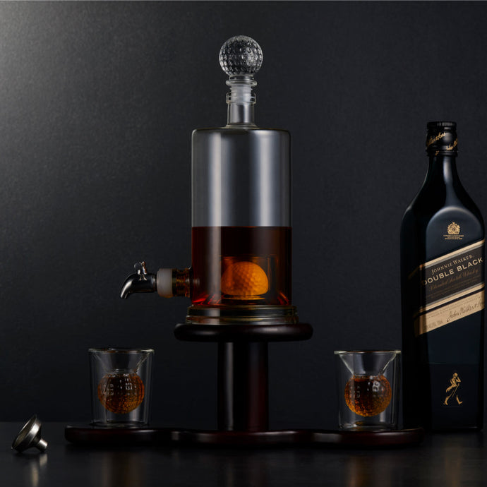 Golf Themed Whiskey Decanter Set by Infused Barware