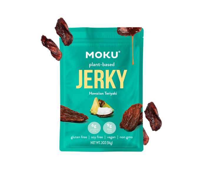 Hawaiian Teriyaki Mushroom Jerky by Moku Foods