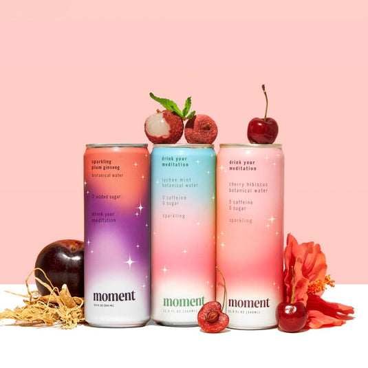 sparkling variety pack - 24 cans by Moment | Drink Your Meditation