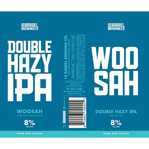 10 Barrel Woosah Double Hazy IPA