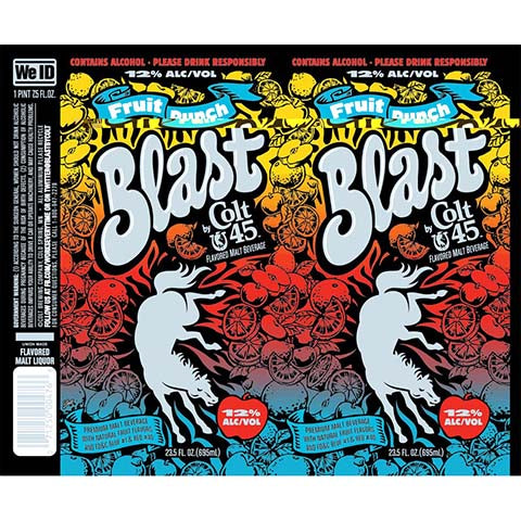 Pabst Blast by Colt 45 (Fruit Punch)