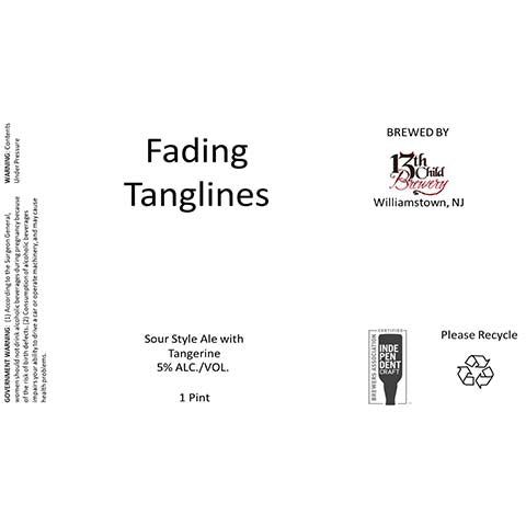 13th Child Fading Tanglines Sour Ale