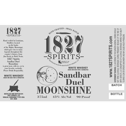 1827-Spirits-Sandbar-Duel-Moonshine-375ML-BTL