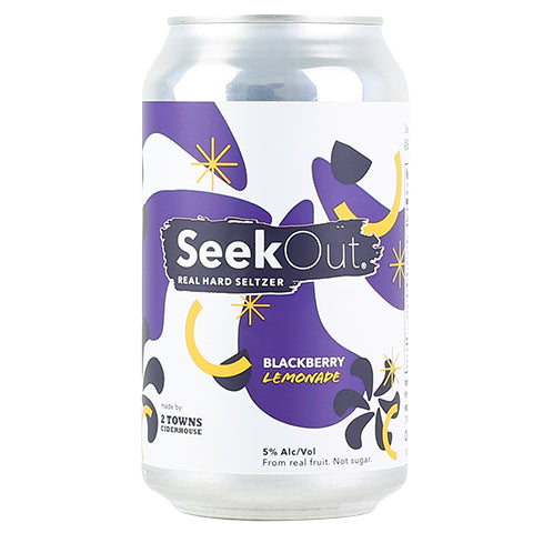 2 Towns SeekOut - Blackberry Lemonade Seltzer