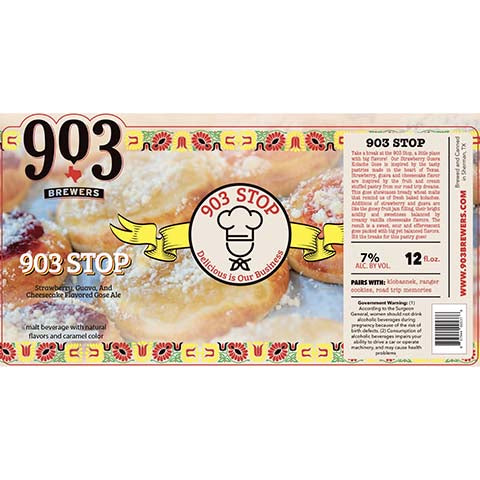 903 Brewers 903 Stop Gose Ale