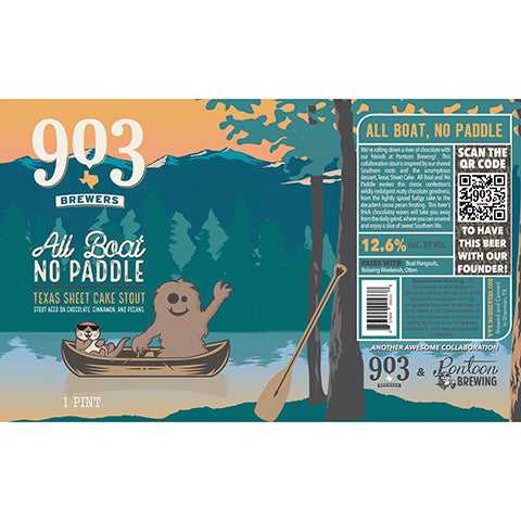 903 Brewers All Boat, No Paddle Stout