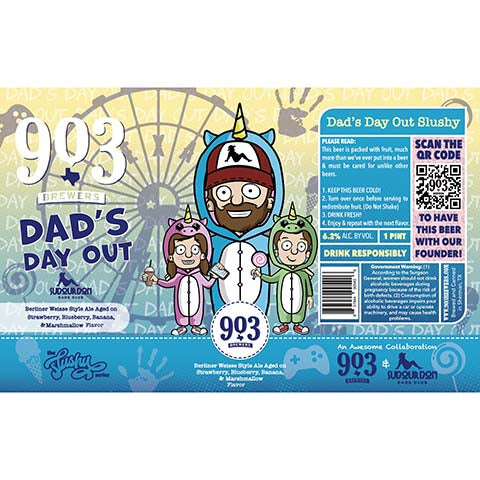 903 Brewers Dad's Day Out Berliner Weisse Ale