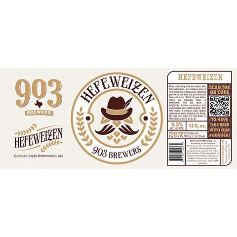 903 Brewers Hefeweizen