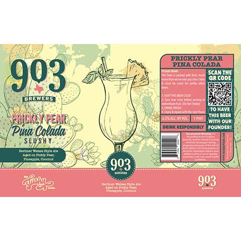 903 Brewers Prickly Pear Pina Colade Slushy Weisse Ale