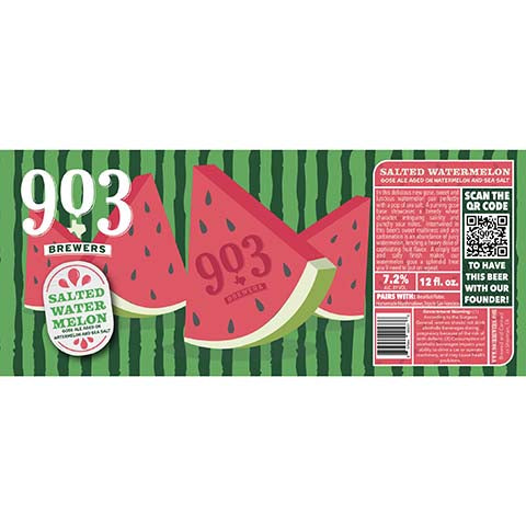 903 Brewers Salted Watermelon Gose ale