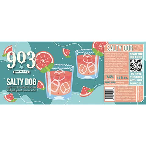 903 Brewers Salty Dog Lightly Fruited Gose Ale