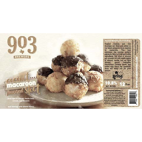 903 Coconut Macaroon Stout