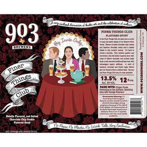 903 Finer Things Club Stout