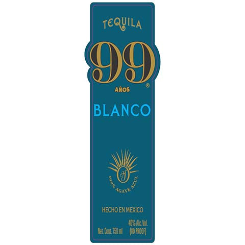 99 Años Blanco Tequila