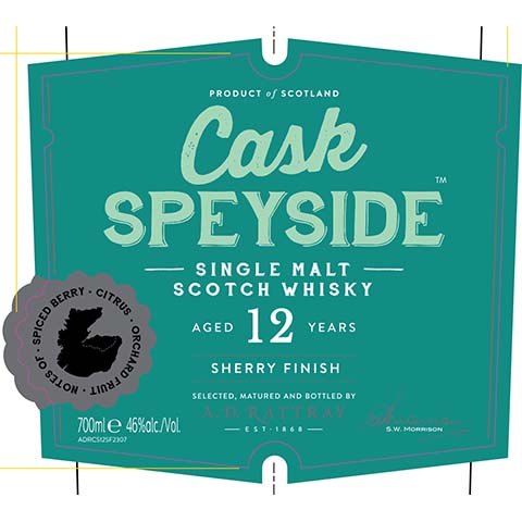 A.D. Rattray Cask Speyside Aged 12 Years Single Malt Scotch Whisky