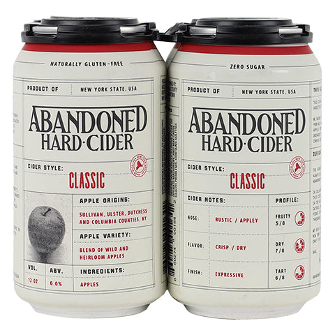 Abandoned Classic Hard Cider